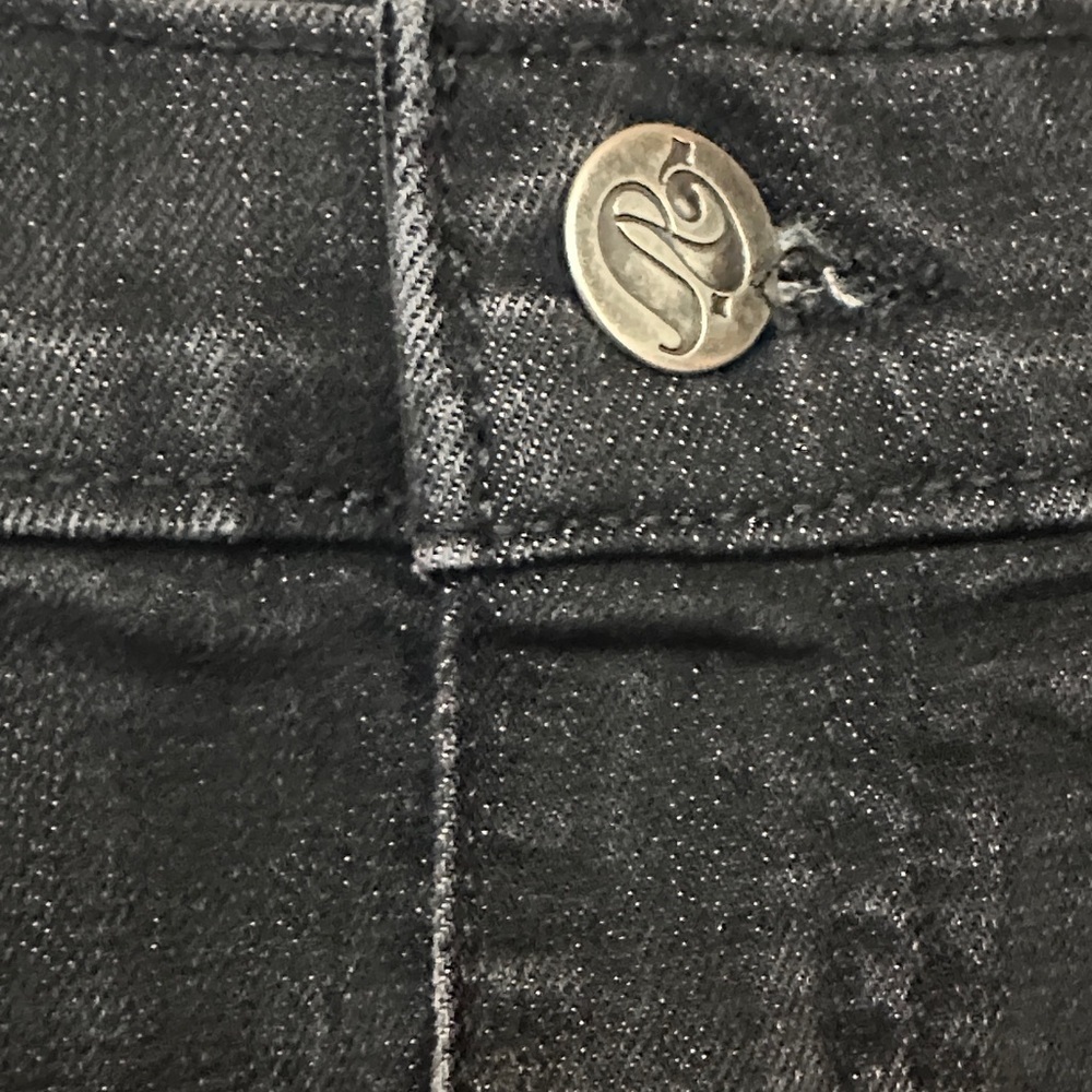 YOGA JEANS Y2K Women's Black Retro High Rise Jeans, made in Canada 31x28 - Picture 8 of 11